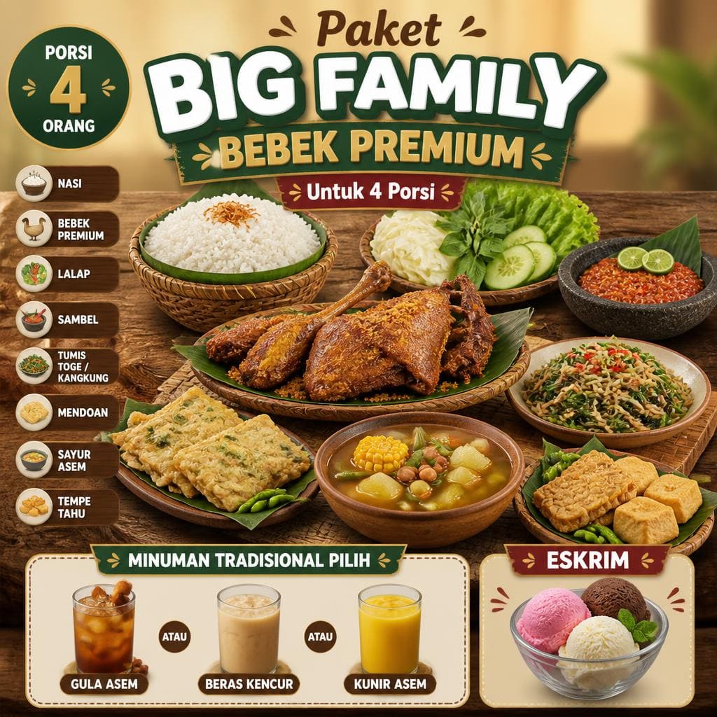 Paket Big Family Bebek Premium